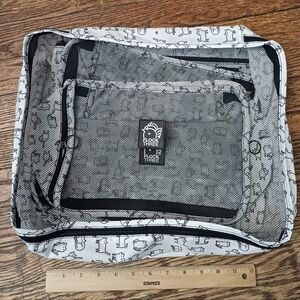 Flock Three Travel Diaper Cosmetic Wet Dry Bags, 6pcs New No Packaging